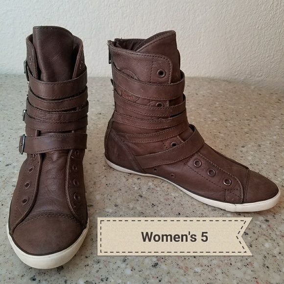converse multi strap boots